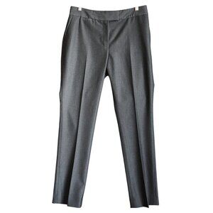 Tahari Arthur S. Levine Dark Gray Straight Leg Dress Trousers